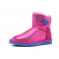 UGG Mini Bailey Button Butterfly Pink